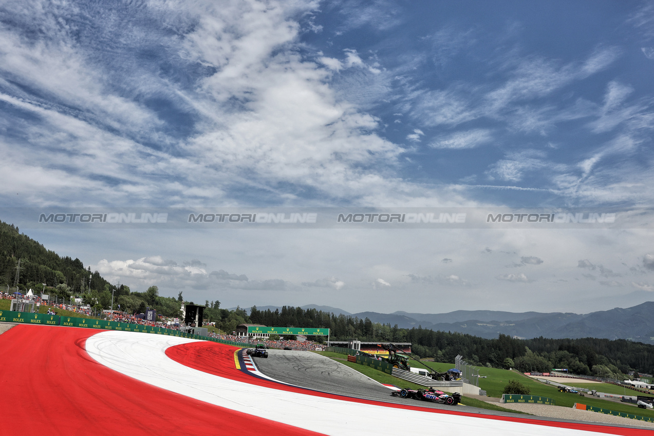 GP AUSTRIA, Esteban Ocon (FRA) Alpine F1 Team A524.

30.06.2024. Formula 1 World Championship, Rd 11, Austrian Grand Prix, Spielberg, Austria, Gara Day.

- www.xpbimages.com, EMail: requests@xpbimages.com © Copyright: Bearne / XPB Images