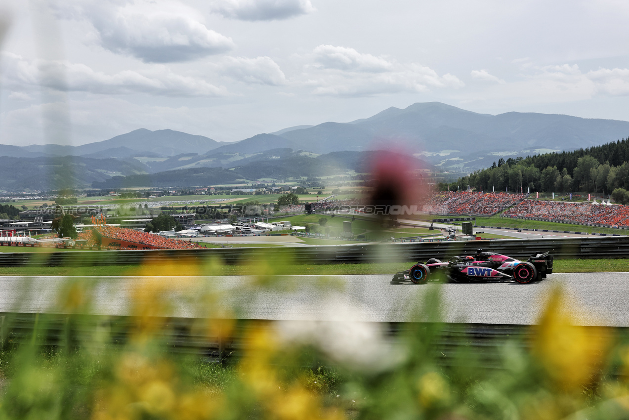 GP AUSTRIA, Esteban Ocon (FRA) Alpine F1 Team A524.

30.06.2024. Formula 1 World Championship, Rd 11, Austrian Grand Prix, Spielberg, Austria, Gara Day.

- www.xpbimages.com, EMail: requests@xpbimages.com © Copyright: Bearne / XPB Images