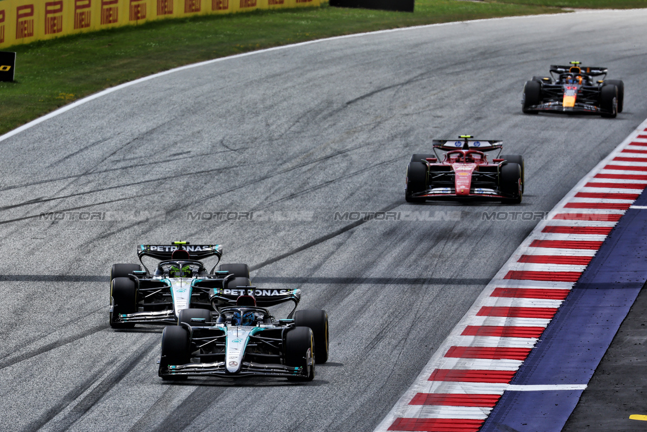 GP AUSTRIA, George Russell (GBR) Mercedes AMG F1 W15.

30.06.2024. Formula 1 World Championship, Rd 11, Austrian Grand Prix, Spielberg, Austria, Gara Day.

 - www.xpbimages.com, EMail: requests@xpbimages.com © Copyright: Coates / XPB Images