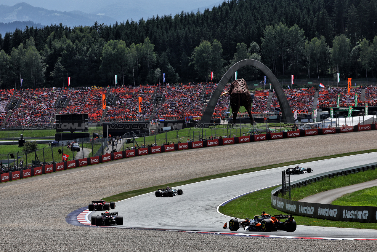 GP AUSTRIA, Oscar Piastri (AUS) McLaren MCL38.

30.06.2024. Formula 1 World Championship, Rd 11, Austrian Grand Prix, Spielberg, Austria, Gara Day.

 - www.xpbimages.com, EMail: requests@xpbimages.com © Copyright: Coates / XPB Images