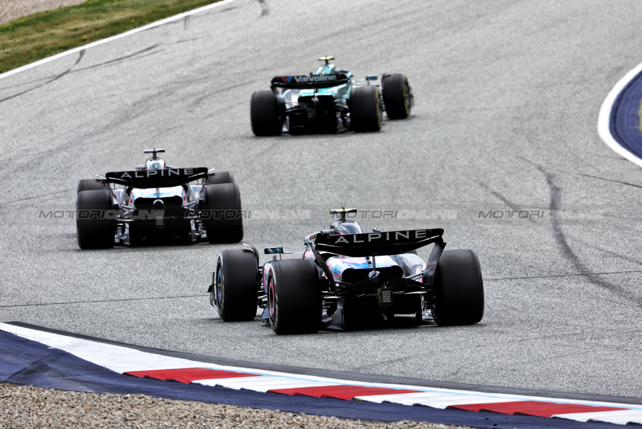 GP AUSTRIA, Pierre Gasly (FRA) Alpine F1 Team A524.

30.06.2024. Formula 1 World Championship, Rd 11, Austrian Grand Prix, Spielberg, Austria, Gara Day.

 - www.xpbimages.com, EMail: requests@xpbimages.com © Copyright: Coates / XPB Images