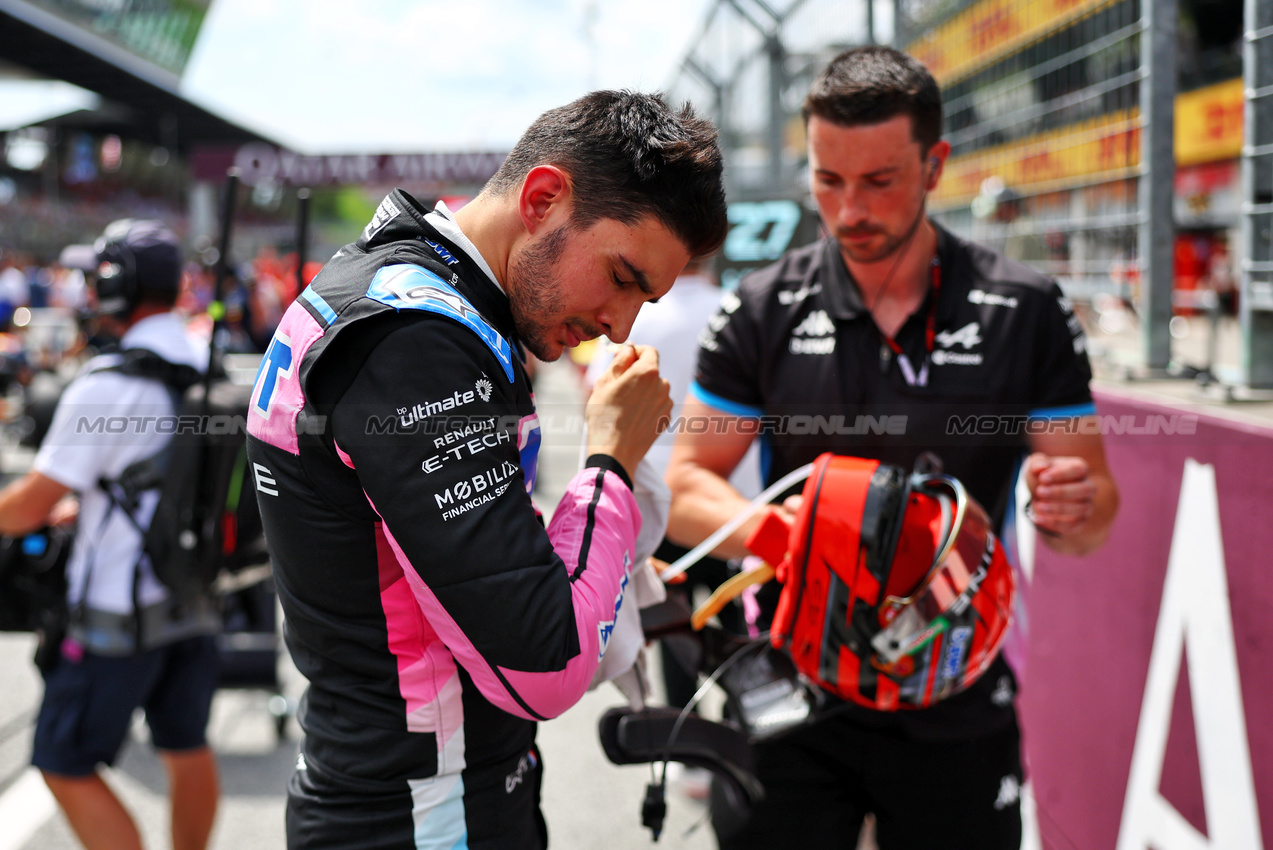 GP AUSTRIA, Esteban Ocon (FRA) Alpine F1 Team on the grid.

30.06.2024. Formula 1 World Championship, Rd 11, Austrian Grand Prix, Spielberg, Austria, Gara Day.

- www.xpbimages.com, EMail: requests@xpbimages.com © Copyright: Charniaux / XPB Images