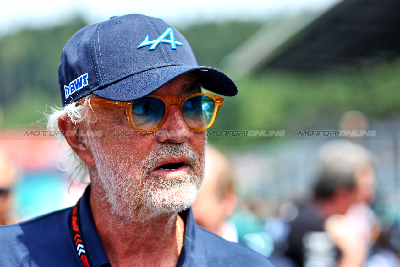 GP AUSTRIA, Flavio Briatore (ITA) Alpine F1 Team Executive Advisor on the grid.

30.06.2024. Formula 1 World Championship, Rd 11, Austrian Grand Prix, Spielberg, Austria, Gara Day.

- www.xpbimages.com, EMail: requests@xpbimages.com © Copyright: Charniaux / XPB Images