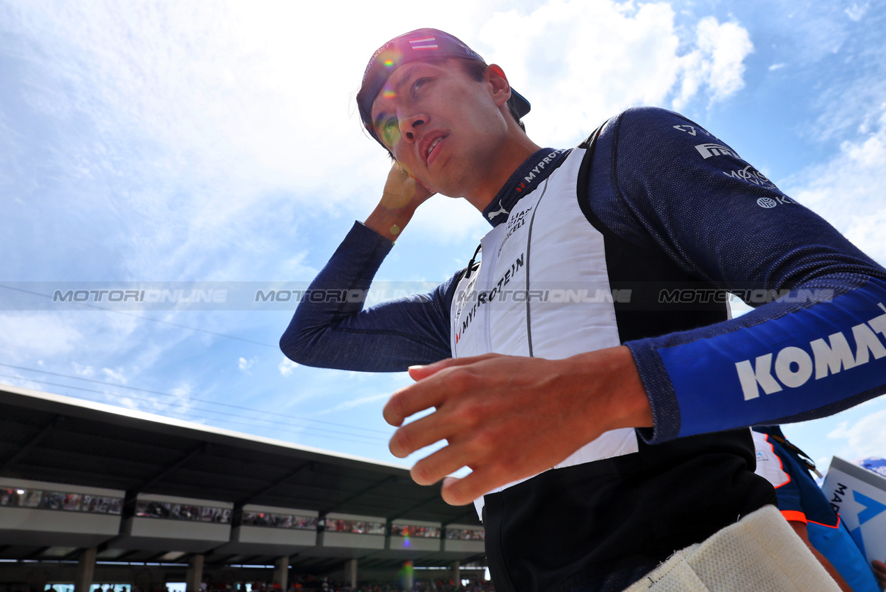 GP AUSTRIA, Alexander Albon (THA) Williams Racing on the grid.

30.06.2024. Formula 1 World Championship, Rd 11, Austrian Grand Prix, Spielberg, Austria, Gara Day.

- www.xpbimages.com, EMail: requests@xpbimages.com © Copyright: Batchelor / XPB Images