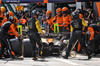 GP AUSTRIA, Lando Norris (GBR) McLaren MCL38 makes a pit stop with a puncture after contact with Max Verstappen (NLD) Red Bull Racing RB20.

30.06.2024. Formula 1 World Championship, Rd 11, Austrian Grand Prix, Spielberg, Austria, Gara Day.

- www.xpbimages.com, EMail: requests@xpbimages.com © Copyright: Batchelor / XPB Images