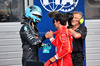 GP AUSTRIA, (L to R): Gara winner George Russell (GBR) Mercedes AMG F1 celebrates with third placed Carlos Sainz Jr (ESP) Ferrari in parc ferme.

30.06.2024. Formula 1 World Championship, Rd 11, Austrian Grand Prix, Spielberg, Austria, Gara Day.

- www.xpbimages.com, EMail: requests@xpbimages.com © Copyright: Batchelor / XPB Images