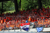 GP AUSTRIA, Circuit Atmosfera - Max Verstappen (NLD) Red Bull Racing fans in the grandstand.

30.06.2024. Formula 1 World Championship, Rd 11, Austrian Grand Prix, Spielberg, Austria, Gara Day.

 - www.xpbimages.com, EMail: requests@xpbimages.com © Copyright: Coates / XPB Images