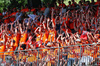 GP AUSTRIA, Circuit Atmosfera - Max Verstappen (NLD) Red Bull Racing fans in the grandstand.

30.06.2024. Formula 1 World Championship, Rd 11, Austrian Grand Prix, Spielberg, Austria, Gara Day.

 - www.xpbimages.com, EMail: requests@xpbimages.com © Copyright: Coates / XPB Images