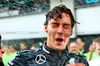 GP AUSTRIA, Gara winner George Russell (GBR) Mercedes AMG F1 celebrates with the team after the race.

30.06.2024. Formula 1 World Championship, Rd 11, Austrian Grand Prix, Spielberg, Austria, Gara Day.

 - www.xpbimages.com, EMail: requests@xpbimages.com © Copyright: Coates / XPB Images