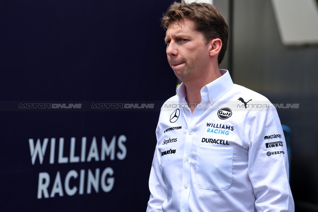 GP AUSTRIA, James Vowles (GBR) Williams Racing Team Principal.

27.06.2024. Formula 1 World Championship, Rd 11, Austrian Grand Prix, Spielberg, Austria, Preparation Day.

- www.xpbimages.com, EMail: requests@xpbimages.com © Copyright: Bearne / XPB Images