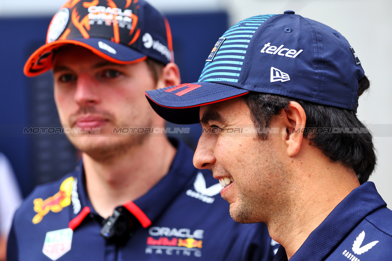 GP AUSTRIA, Sergio Perez (MEX) Red Bull Racing.

27.06.2024. Formula 1 World Championship, Rd 11, Austrian Grand Prix, Spielberg, Austria, Preparation Day.

- www.xpbimages.com, EMail: requests@xpbimages.com © Copyright: Batchelor / XPB Images