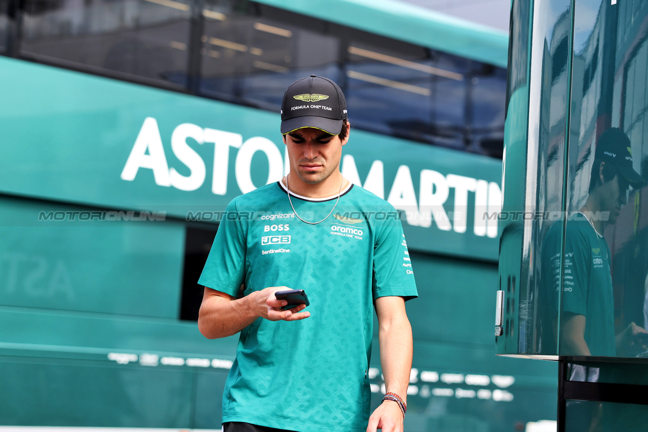 GP AUSTRIA, Lance Stroll (CDN) Aston Martin F1 Team.

27.06.2024. Formula 1 World Championship, Rd 11, Austrian Grand Prix, Spielberg, Austria, Preparation Day.

- www.xpbimages.com, EMail: requests@xpbimages.com © Copyright: Bearne / XPB Images