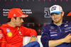 GP AUSTRIA, (L to R): Charles Leclerc (MON) Ferrari e Logan Sargeant (USA) Williams Racing in the FIA Press Conference.

27.06.2024. Formula 1 World Championship, Rd 11, Austrian Grand Prix, Spielberg, Austria, Preparation Day.

- www.xpbimages.com, EMail: requests@xpbimages.com © Copyright: Batchelor / XPB Images