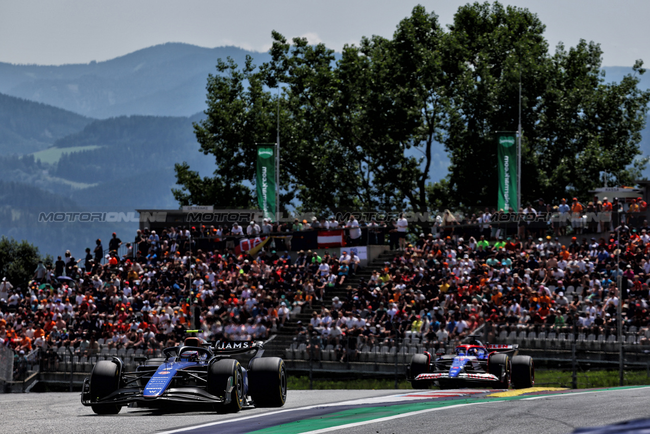 GP AUSTRIA, Logan Sargeant (USA) Williams Racing FW46.

29.06.2024. Formula 1 World Championship, Rd 11, Austrian Grand Prix, Spielberg, Austria, Sprint e Qualifiche Day.

- www.xpbimages.com, EMail: requests@xpbimages.com © Copyright: Charniaux / XPB Images