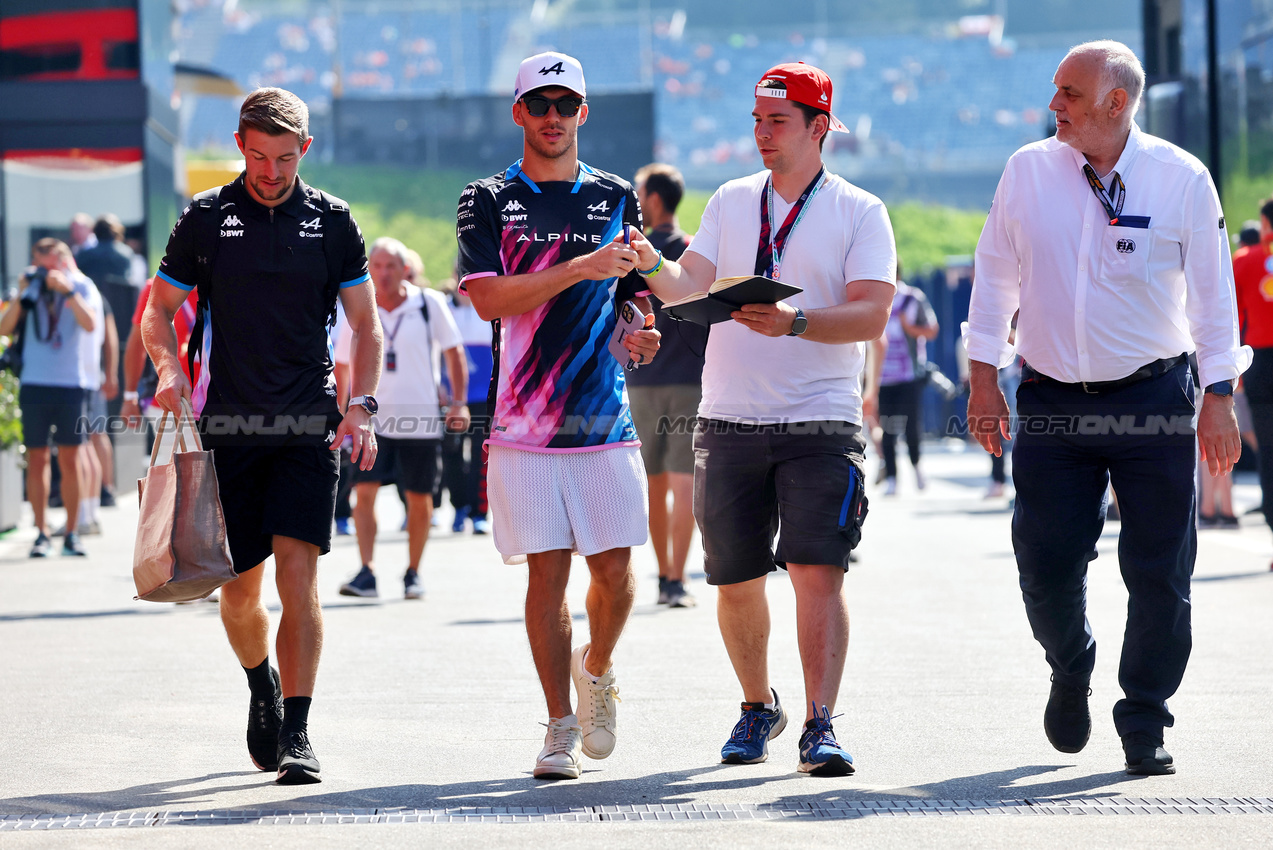 GP AUSTRIA, Pierre Gasly (FRA) Alpine F1 Team.

29.06.2024. Formula 1 World Championship, Rd 11, Austrian Grand Prix, Spielberg, Austria, Sprint e Qualifiche Day.

- www.xpbimages.com, EMail: requests@xpbimages.com © Copyright: Batchelor / XPB Images