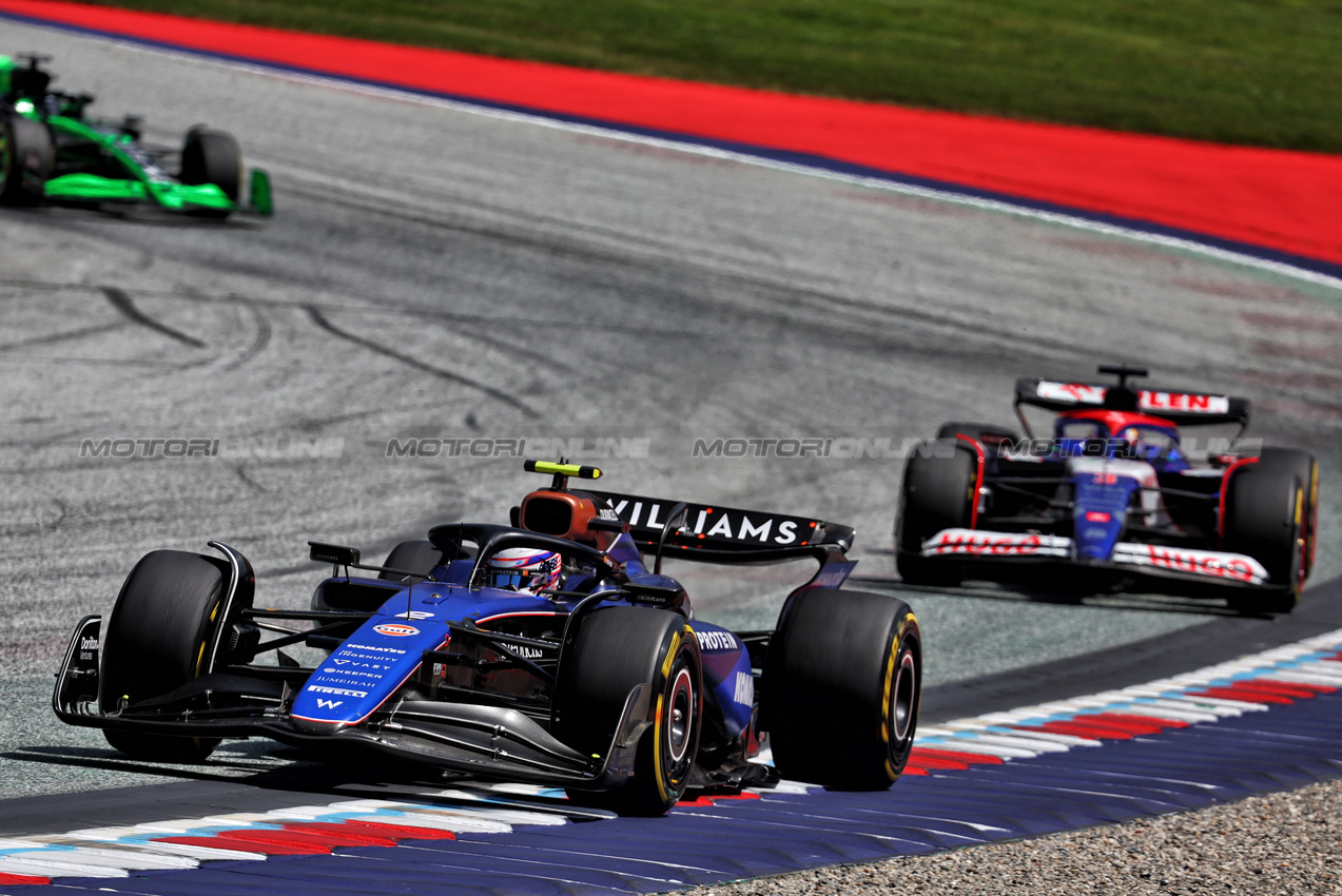 GP AUSTRIA, Logan Sargeant (USA) Williams Racing FW46.

29.06.2024. Formula 1 World Championship, Rd 11, Austrian Grand Prix, Spielberg, Austria, Sprint e Qualifiche Day.

- www.xpbimages.com, EMail: requests@xpbimages.com © Copyright: Batchelor / XPB Images