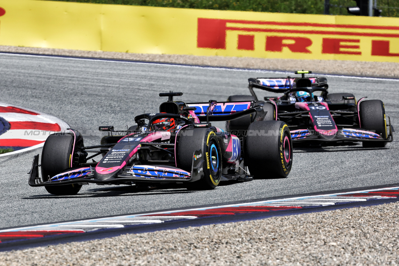 GP AUSTRIA, Esteban Ocon (FRA) Alpine F1 Team A524.

29.06.2024. Formula 1 World Championship, Rd 11, Austrian Grand Prix, Spielberg, Austria, Sprint e Qualifiche Day.

- www.xpbimages.com, EMail: requests@xpbimages.com © Copyright: Bearne / XPB Images