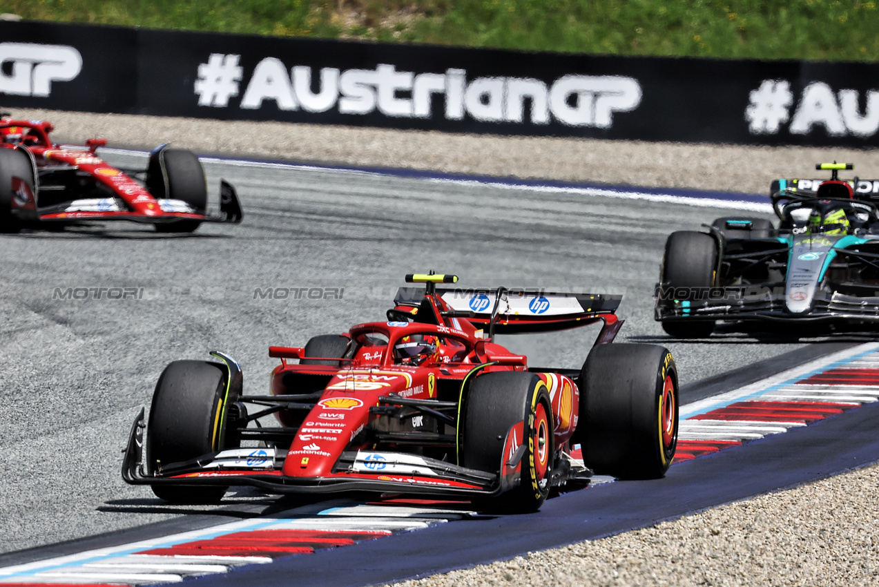 GP AUSTRIA, Carlos Sainz Jr (ESP) Ferrari SF-24.

29.06.2024. Formula 1 World Championship, Rd 11, Austrian Grand Prix, Spielberg, Austria, Sprint e Qualifiche Day.

- www.xpbimages.com, EMail: requests@xpbimages.com © Copyright: Bearne / XPB Images