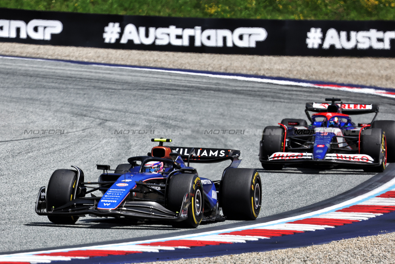 GP AUSTRIA, Logan Sargeant (USA) Williams Racing FW46.

29.06.2024. Formula 1 World Championship, Rd 11, Austrian Grand Prix, Spielberg, Austria, Sprint e Qualifiche Day.

- www.xpbimages.com, EMail: requests@xpbimages.com © Copyright: Bearne / XPB Images