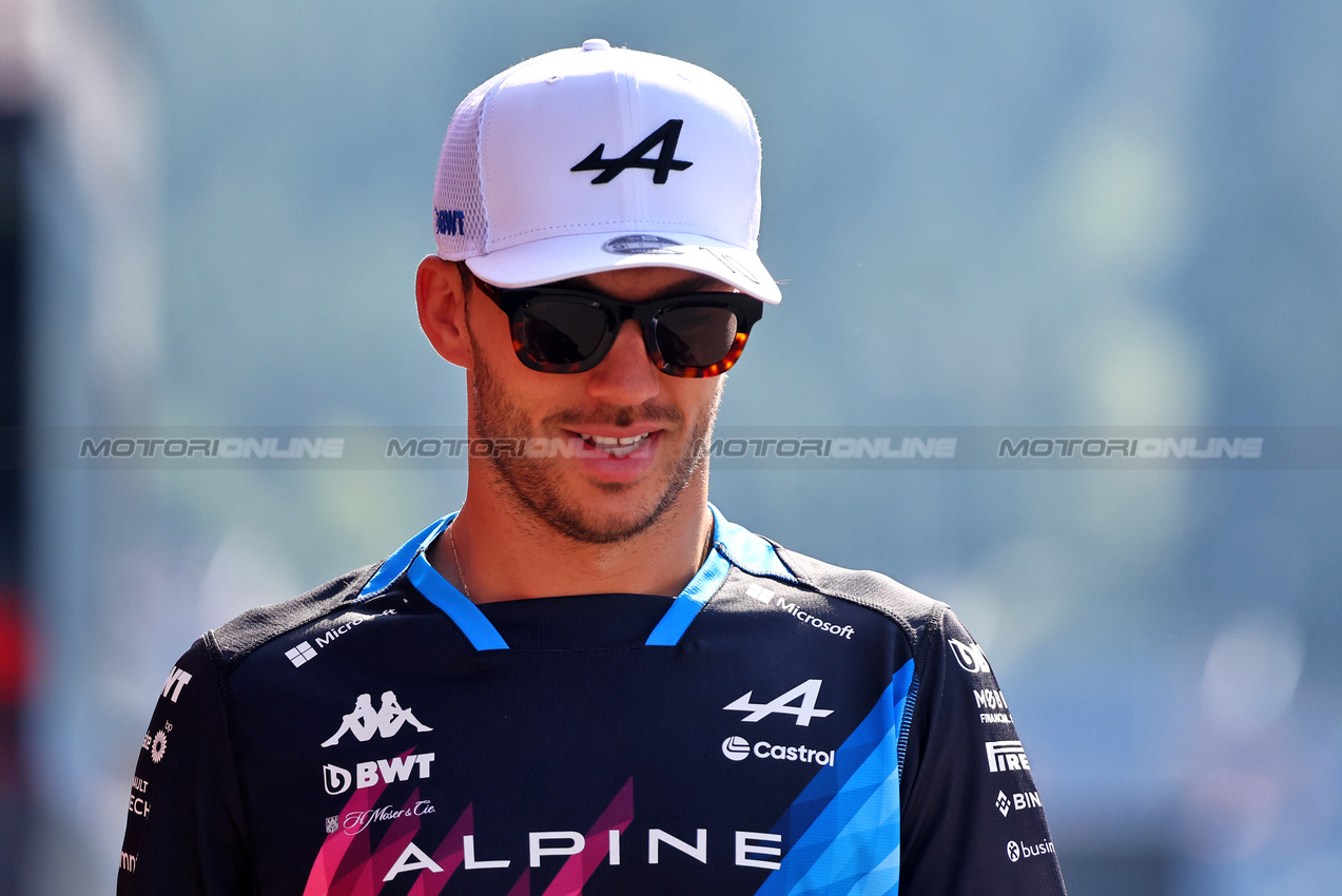 GP AUSTRIA, Pierre Gasly (FRA) Alpine F1 Team.

29.06.2024. Formula 1 World Championship, Rd 11, Austrian Grand Prix, Spielberg, Austria, Sprint e Qualifiche Day.

- www.xpbimages.com, EMail: requests@xpbimages.com © Copyright: Batchelor / XPB Images