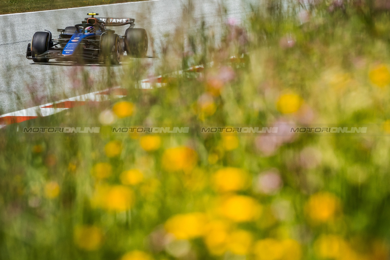 GP AUSTRIA, Logan Sargeant (USA) Williams Racing FW46.

29.06.2024. Formula 1 World Championship, Rd 11, Austrian Grand Prix, Spielberg, Austria, Sprint e Qualifiche Day.

- www.xpbimages.com, EMail: requests@xpbimages.com © Copyright: Bearne / XPB Images