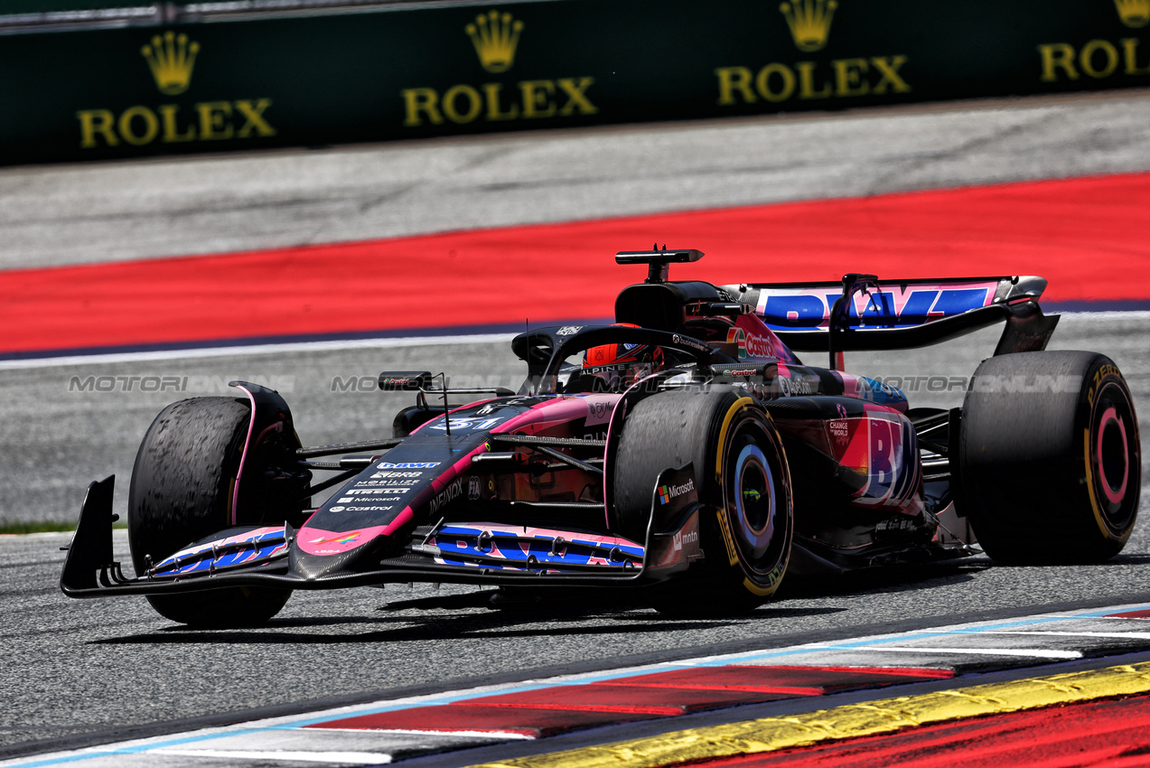 GP AUSTRIA, Esteban Ocon (FRA) Alpine F1 Team A524.

29.06.2024. Formula 1 World Championship, Rd 11, Austrian Grand Prix, Spielberg, Austria, Sprint e Qualifiche Day.

 - www.xpbimages.com, EMail: requests@xpbimages.com © Copyright: Coates / XPB Images