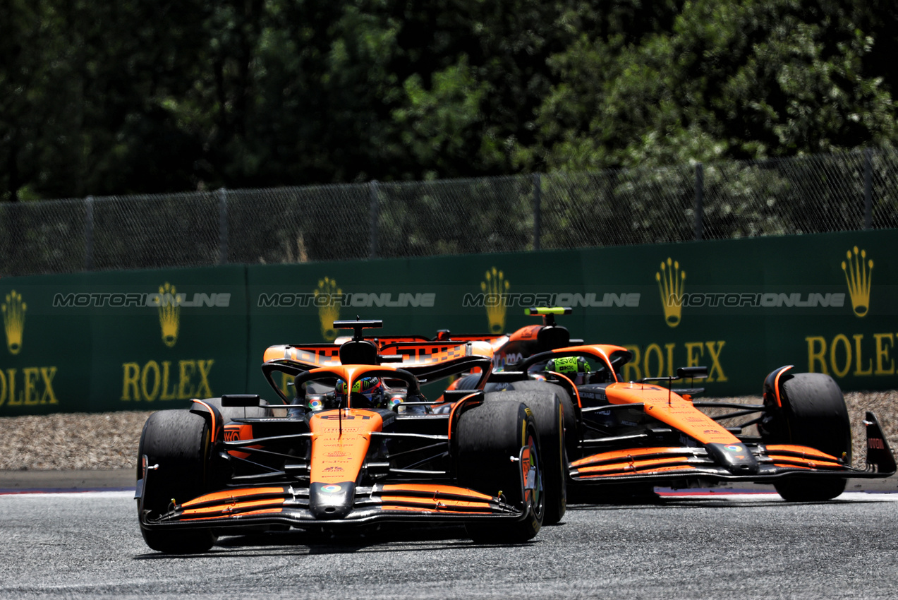 GP AUSTRIA, Oscar Piastri (AUS) McLaren MCL38.

29.06.2024. Formula 1 World Championship, Rd 11, Austrian Grand Prix, Spielberg, Austria, Sprint e Qualifiche Day.

 - www.xpbimages.com, EMail: requests@xpbimages.com © Copyright: Coates / XPB Images