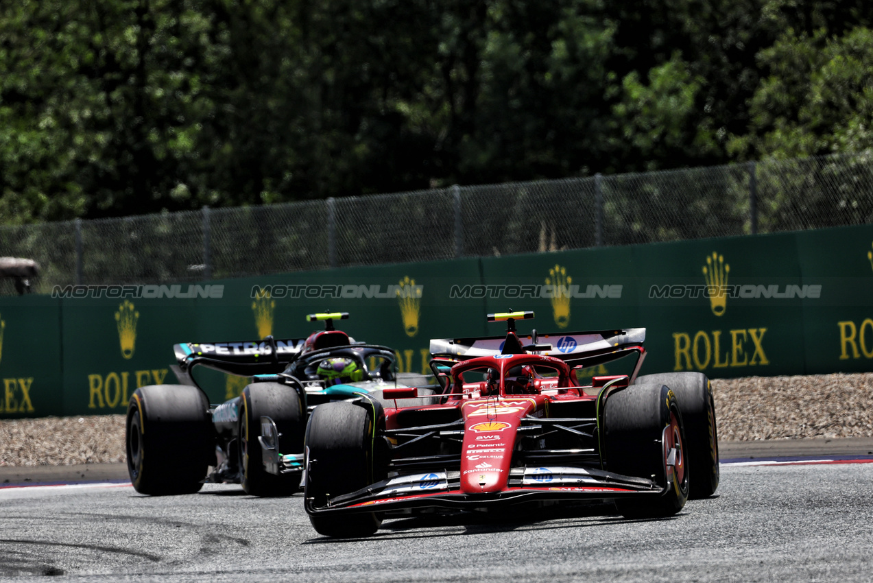 GP AUSTRIA, Carlos Sainz Jr (ESP) Ferrari SF-24.

29.06.2024. Formula 1 World Championship, Rd 11, Austrian Grand Prix, Spielberg, Austria, Sprint e Qualifiche Day.

 - www.xpbimages.com, EMail: requests@xpbimages.com © Copyright: Coates / XPB Images