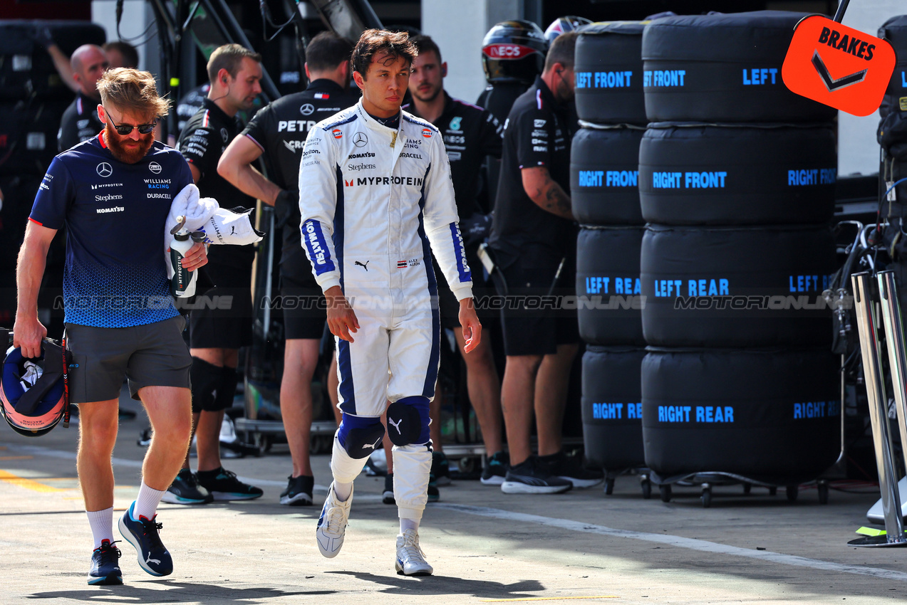 GP AUSTRIA, Alexander Albon (THA) Williams Racing.

29.06.2024. Formula 1 World Championship, Rd 11, Austrian Grand Prix, Spielberg, Austria, Sprint e Qualifiche Day.

- www.xpbimages.com, EMail: requests@xpbimages.com © Copyright: Batchelor / XPB Images