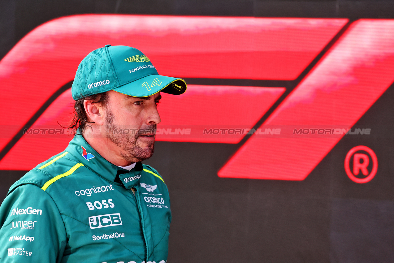 GP AUSTRIA, Fernando Alonso (ESP) Aston Martin F1 Team.

29.06.2024. Formula 1 World Championship, Rd 11, Austrian Grand Prix, Spielberg, Austria, Sprint e Qualifiche Day.

- www.xpbimages.com, EMail: requests@xpbimages.com © Copyright: Batchelor / XPB Images