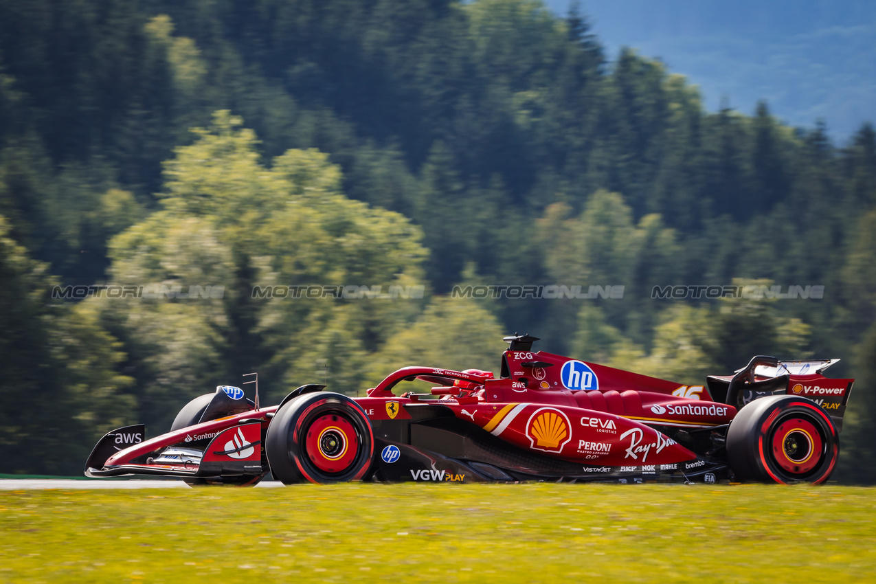 GP AUSTRIA, Charles Leclerc (MON) Ferrari SF-24.

29.06.2024. Formula 1 World Championship, Rd 11, Austrian Grand Prix, Spielberg, Austria, Sprint e Qualifiche Day.

- www.xpbimages.com, EMail: requests@xpbimages.com © Copyright: Bearne / XPB Images