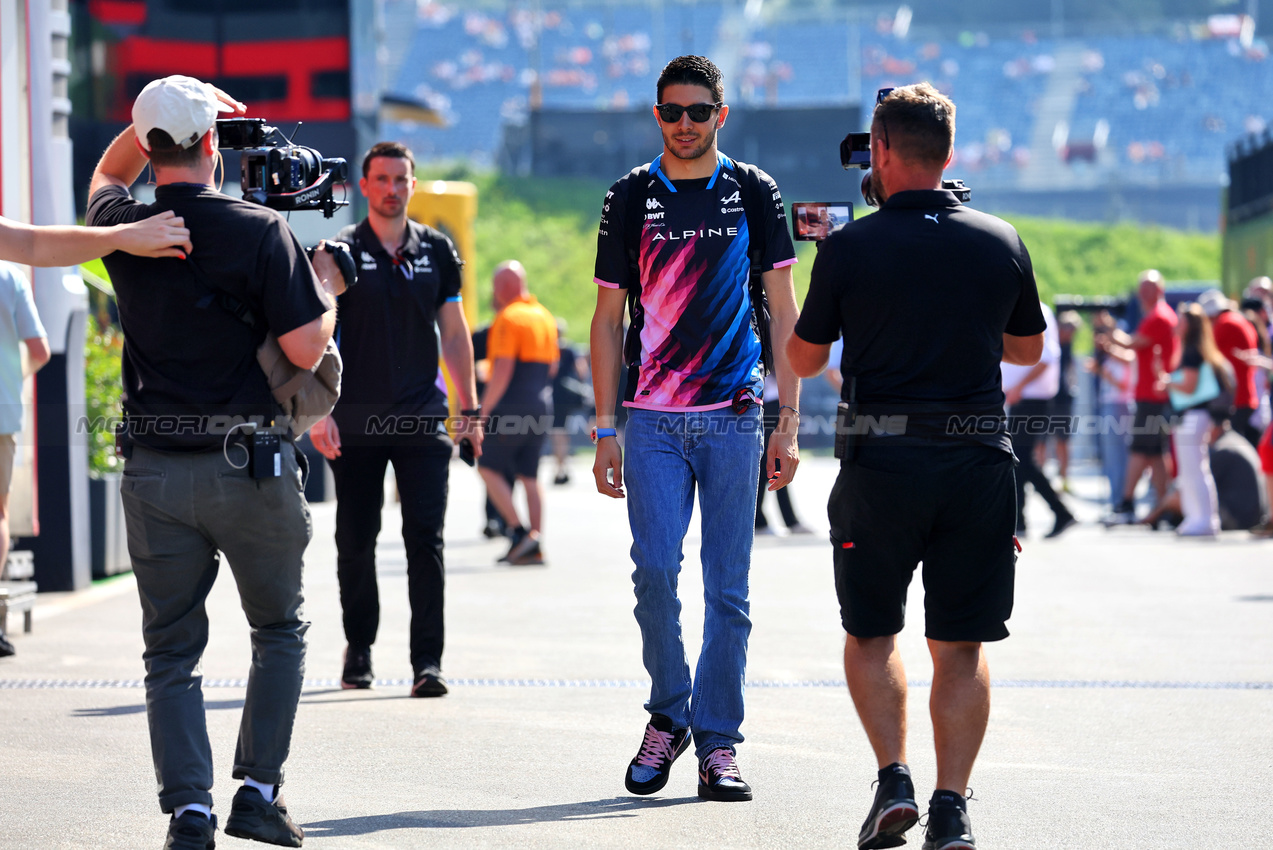 GP AUSTRIA, Esteban Ocon (FRA) Alpine F1 Team.

29.06.2024. Formula 1 World Championship, Rd 11, Austrian Grand Prix, Spielberg, Austria, Sprint e Qualifiche Day.

- www.xpbimages.com, EMail: requests@xpbimages.com © Copyright: Batchelor / XPB Images