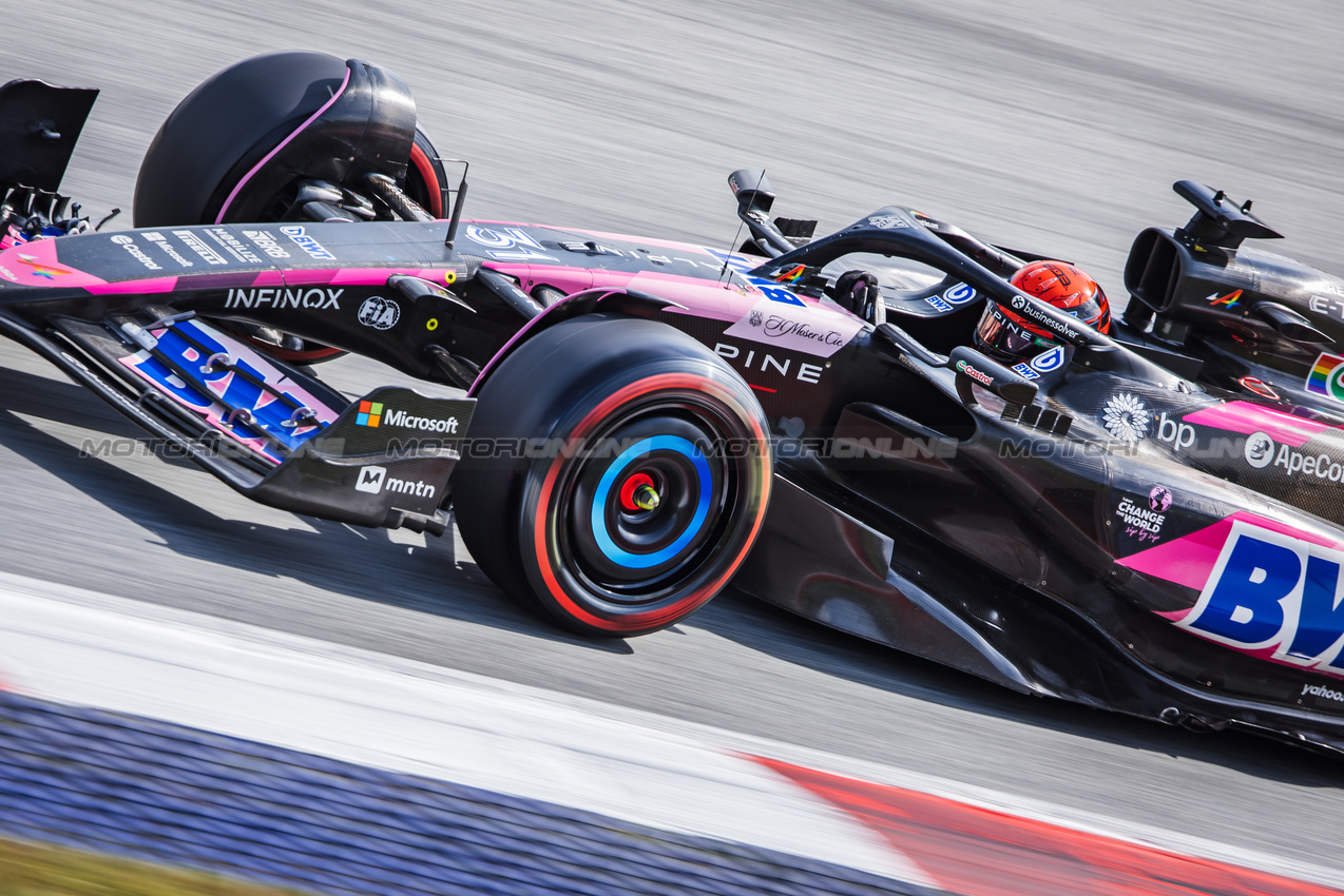 GP AUSTRIA, Esteban Ocon (FRA) Alpine F1 Team A524.

29.06.2024. Formula 1 World Championship, Rd 11, Austrian Grand Prix, Spielberg, Austria, Sprint e Qualifiche Day.

- www.xpbimages.com, EMail: requests@xpbimages.com © Copyright: Bearne / XPB Images