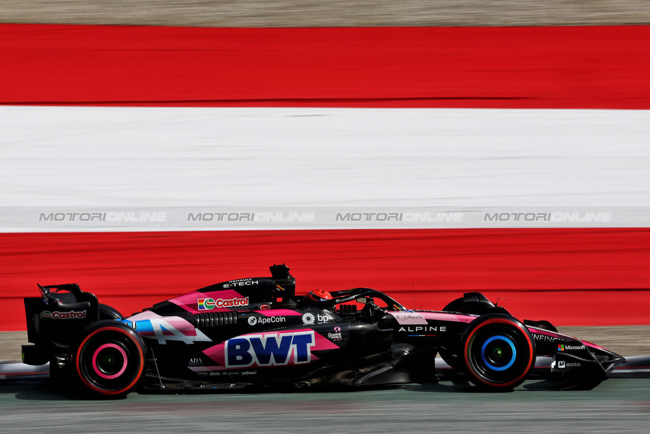 GP AUSTRIA, Esteban Ocon (FRA) Alpine F1 Team A524.

29.06.2024. Formula 1 World Championship, Rd 11, Austrian Grand Prix, Spielberg, Austria, Sprint e Qualifiche Day.

 - www.xpbimages.com, EMail: requests@xpbimages.com © Copyright: Coates / XPB Images