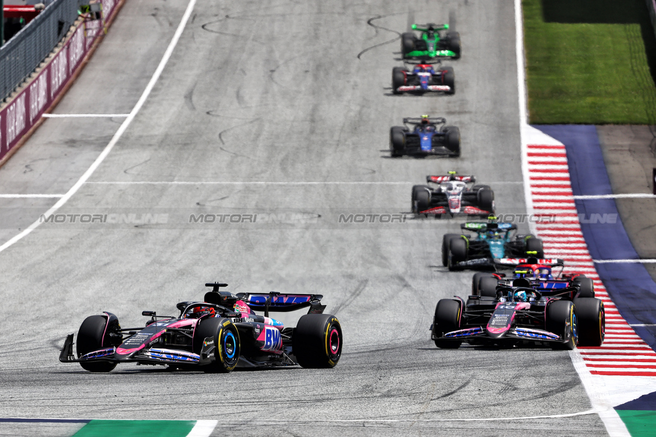 GP AUSTRIA, Esteban Ocon (FRA) Alpine F1 Team A524.

29.06.2024. Formula 1 World Championship, Rd 11, Austrian Grand Prix, Spielberg, Austria, Sprint e Qualifiche Day.

- www.xpbimages.com, EMail: requests@xpbimages.com © Copyright: Charniaux / XPB Images