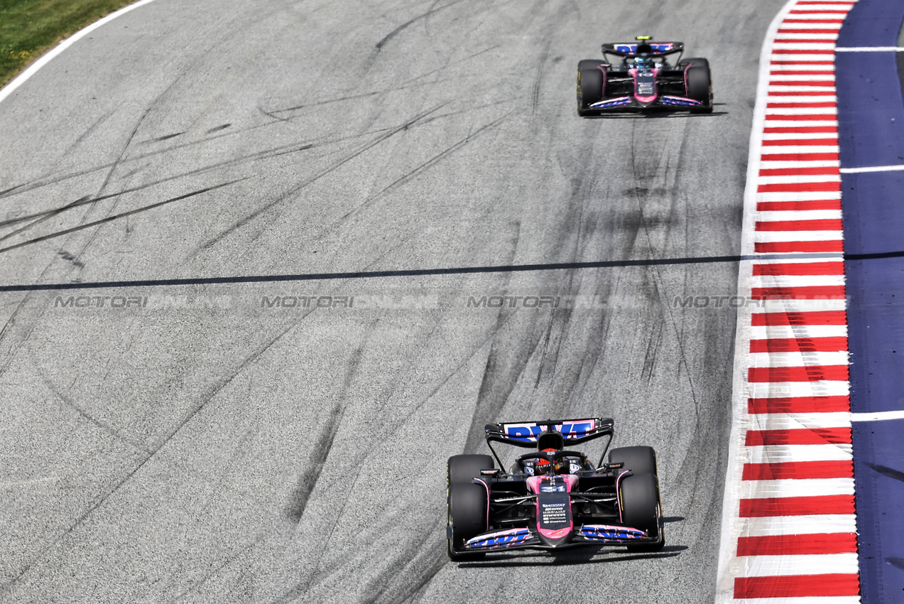 GP AUSTRIA, Esteban Ocon (FRA) Alpine F1 Team A524.

29.06.2024. Formula 1 World Championship, Rd 11, Austrian Grand Prix, Spielberg, Austria, Sprint e Qualifiche Day.

- www.xpbimages.com, EMail: requests@xpbimages.com © Copyright: Bearne / XPB Images