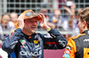 GP AUSTRIA, (L to R): Sprint winner Max Verstappen (NLD) Red Bull Racing in parc ferme with second placed Oscar Piastri (AUS) McLaren.

29.06.2024. Formula 1 World Championship, Rd 11, Austrian Grand Prix, Spielberg, Austria, Sprint e Qualifiche Day.

- www.xpbimages.com, EMail: requests@xpbimages.com © Copyright: Charniaux / XPB Images