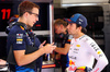 GP AUSTRIA, (L to R): Hugh Bird (GBR) Red Bull Racing Engineer with Sergio Perez (MEX) Red Bull Racing.

29.06.2024. Formula 1 World Championship, Rd 11, Austrian Grand Prix, Spielberg, Austria, Sprint e Qualifiche Day.

- www.xpbimages.com, EMail: requests@xpbimages.com © Copyright: Batchelor / XPB Images