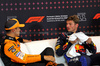 GP AUSTRIA, (L to R): Lando Norris (GBR) McLaren e Max Verstappen (NLD) Red Bull Racing in the post qualifying FIA Press Conference.

29.06.2024. Formula 1 World Championship, Rd 11, Austrian Grand Prix, Spielberg, Austria, Sprint e Qualifiche Day.

- www.xpbimages.com, EMail: requests@xpbimages.com © Copyright: Bearne / XPB Images