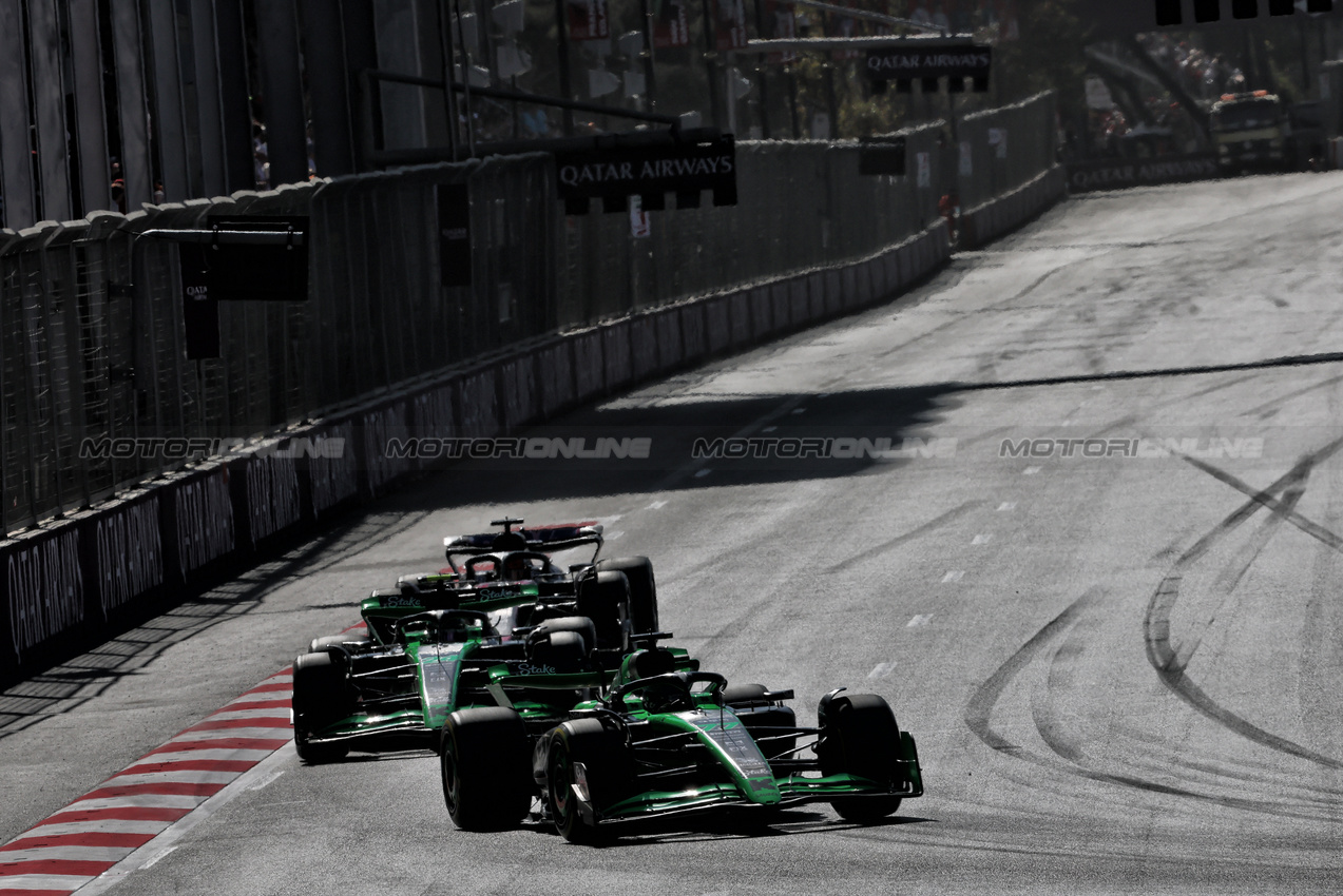 GP AZERBAIJAN, Valtteri Bottas (FIN) Sauber C44.

15.09.2024. Formula 1 World Championship, Rd 17, Azerbaijan Grand Prix, Baku Street Circuit, Azerbaijan, Gara Day.

- www.xpbimages.com, EMail: requests@xpbimages.com © Copyright: Batchelor / XPB Images