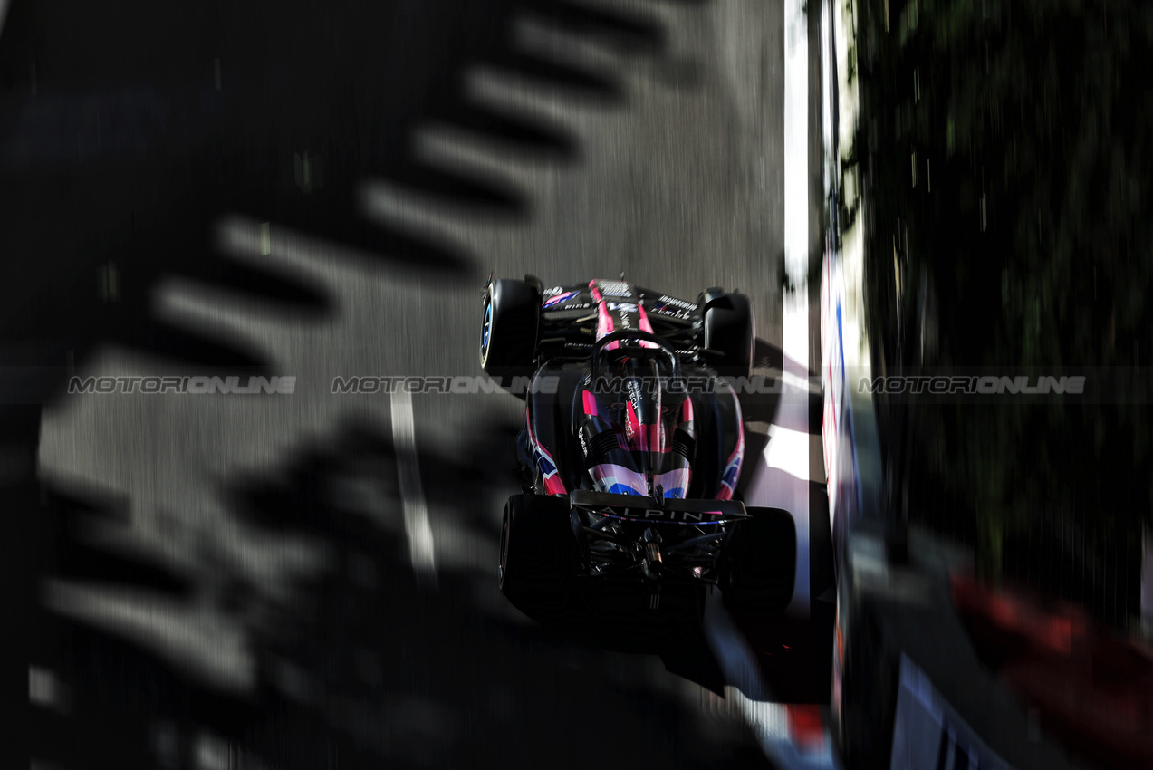 GP AZERBAIJAN, Esteban Ocon (FRA) Alpine F1 Team A524.

15.09.2024. Formula 1 World Championship, Rd 17, Azerbaijan Grand Prix, Baku Street Circuit, Azerbaijan, Gara Day.

- www.xpbimages.com, EMail: requests@xpbimages.com © Copyright: Bearne / XPB Images