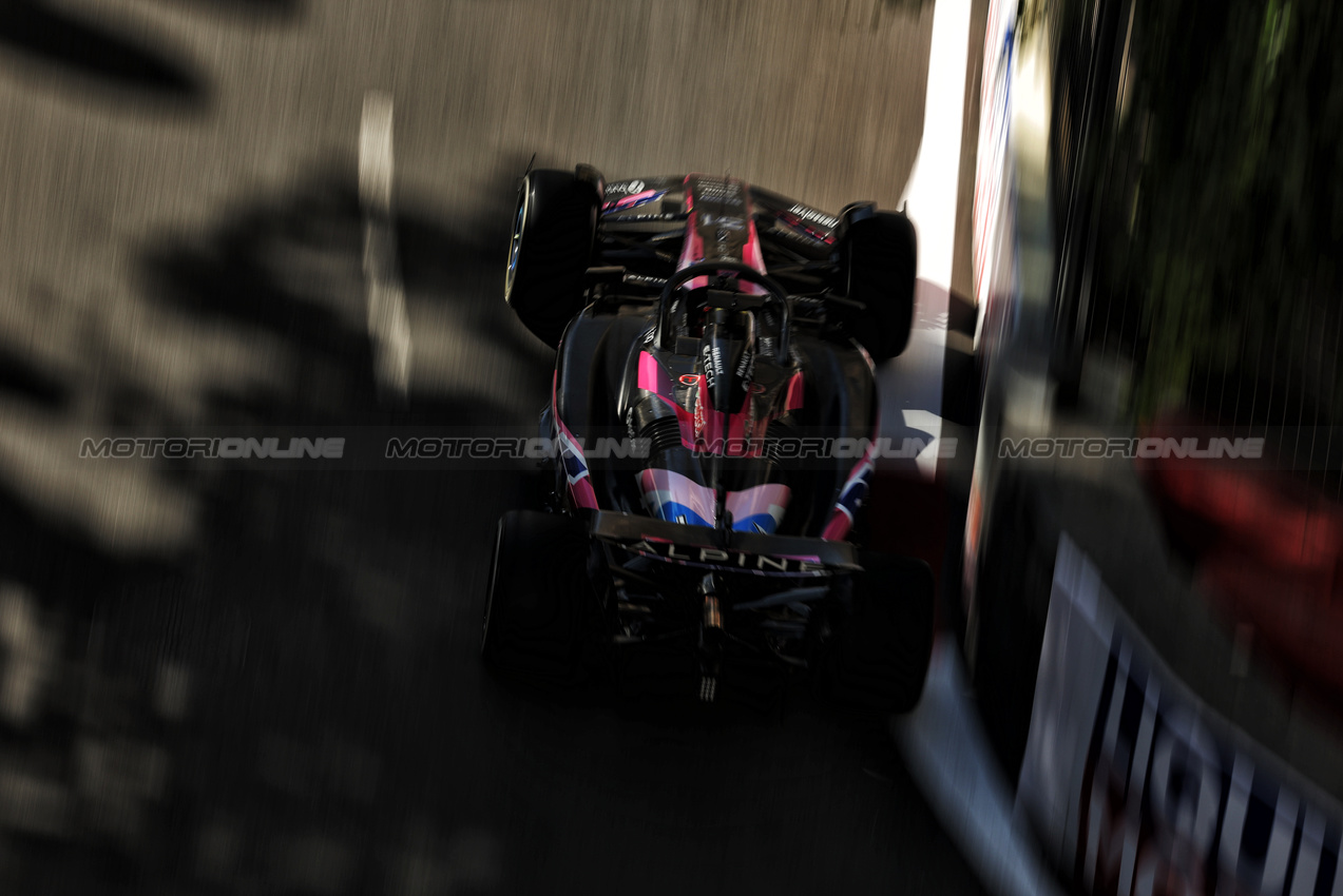 GP AZERBAIJAN, Esteban Ocon (FRA) Alpine F1 Team A524.

15.09.2024. Formula 1 World Championship, Rd 17, Azerbaijan Grand Prix, Baku Street Circuit, Azerbaijan, Gara Day.

- www.xpbimages.com, EMail: requests@xpbimages.com © Copyright: Bearne / XPB Images