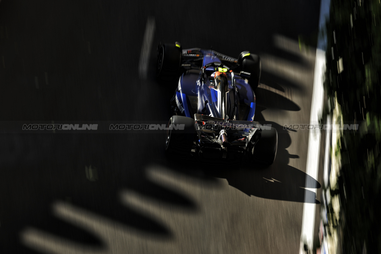 GP AZERBAIJAN, Franco Colapinto (ARG) Williams Racing FW46.

15.09.2024. Formula 1 World Championship, Rd 17, Azerbaijan Grand Prix, Baku Street Circuit, Azerbaijan, Gara Day.

- www.xpbimages.com, EMail: requests@xpbimages.com © Copyright: Bearne / XPB Images