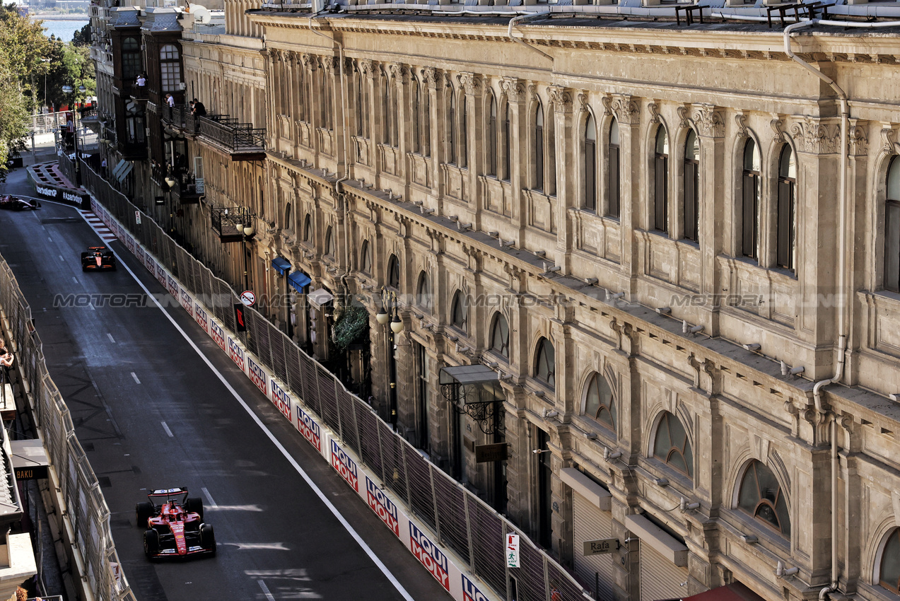 GP AZERBAIJAN, Charles Leclerc (MON) Ferrari SF-24.

15.09.2024. Formula 1 World Championship, Rd 17, Azerbaijan Grand Prix, Baku Street Circuit, Azerbaijan, Gara Day.

- www.xpbimages.com, EMail: requests@xpbimages.com © Copyright: Bearne / XPB Images