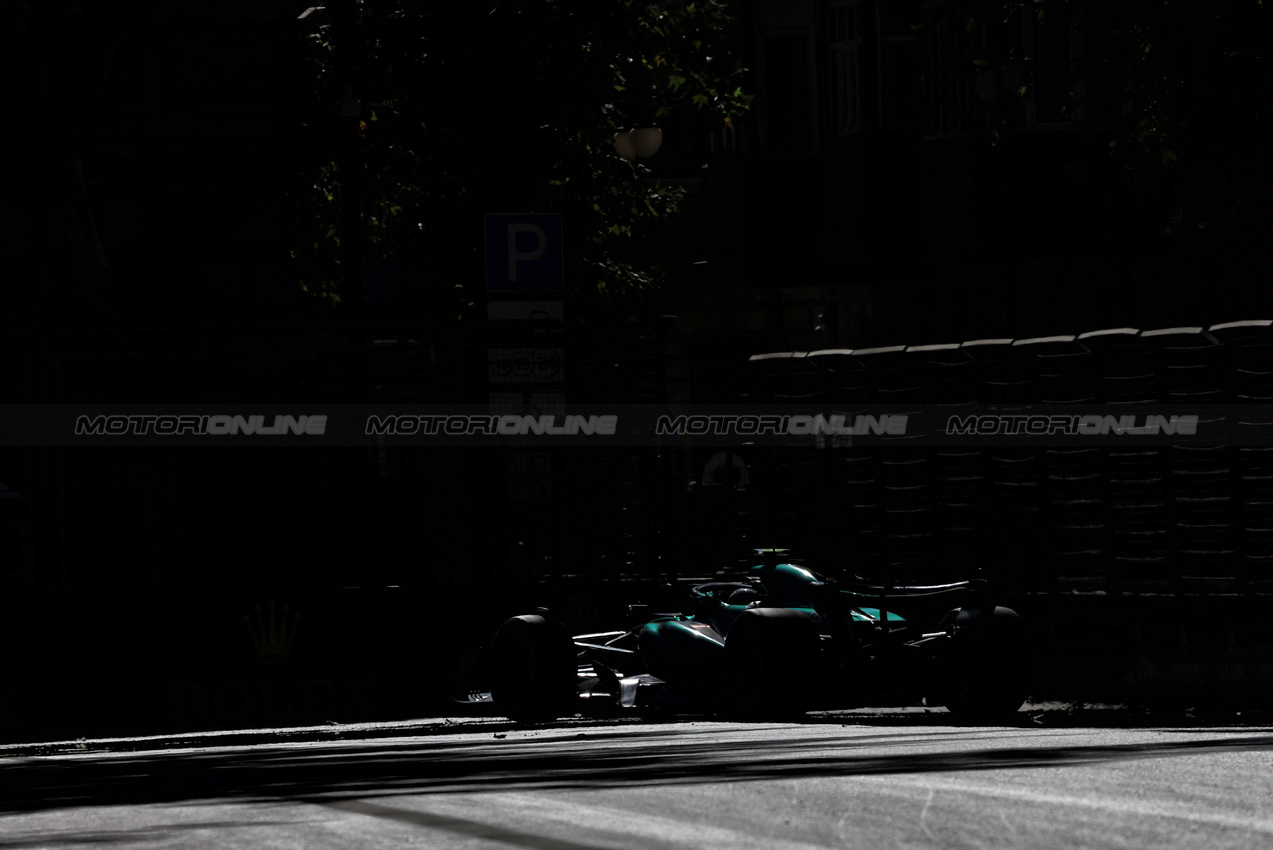 GP AZERBAIJAN, Fernando Alonso (ESP) Aston Martin F1 Team AMR24.

15.09.2024. Formula 1 World Championship, Rd 17, Azerbaijan Grand Prix, Baku Street Circuit, Azerbaijan, Gara Day.

- www.xpbimages.com, EMail: requests@xpbimages.com © Copyright: Charniaux / XPB Images