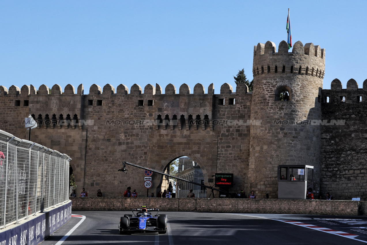 GP AZERBAIJAN, Franco Colapinto (ARG) Williams Racing FW46.

15.09.2024. Formula 1 World Championship, Rd 17, Azerbaijan Grand Prix, Baku Street Circuit, Azerbaijan, Gara Day.

- www.xpbimages.com, EMail: requests@xpbimages.com © Copyright: Bearne / XPB Images