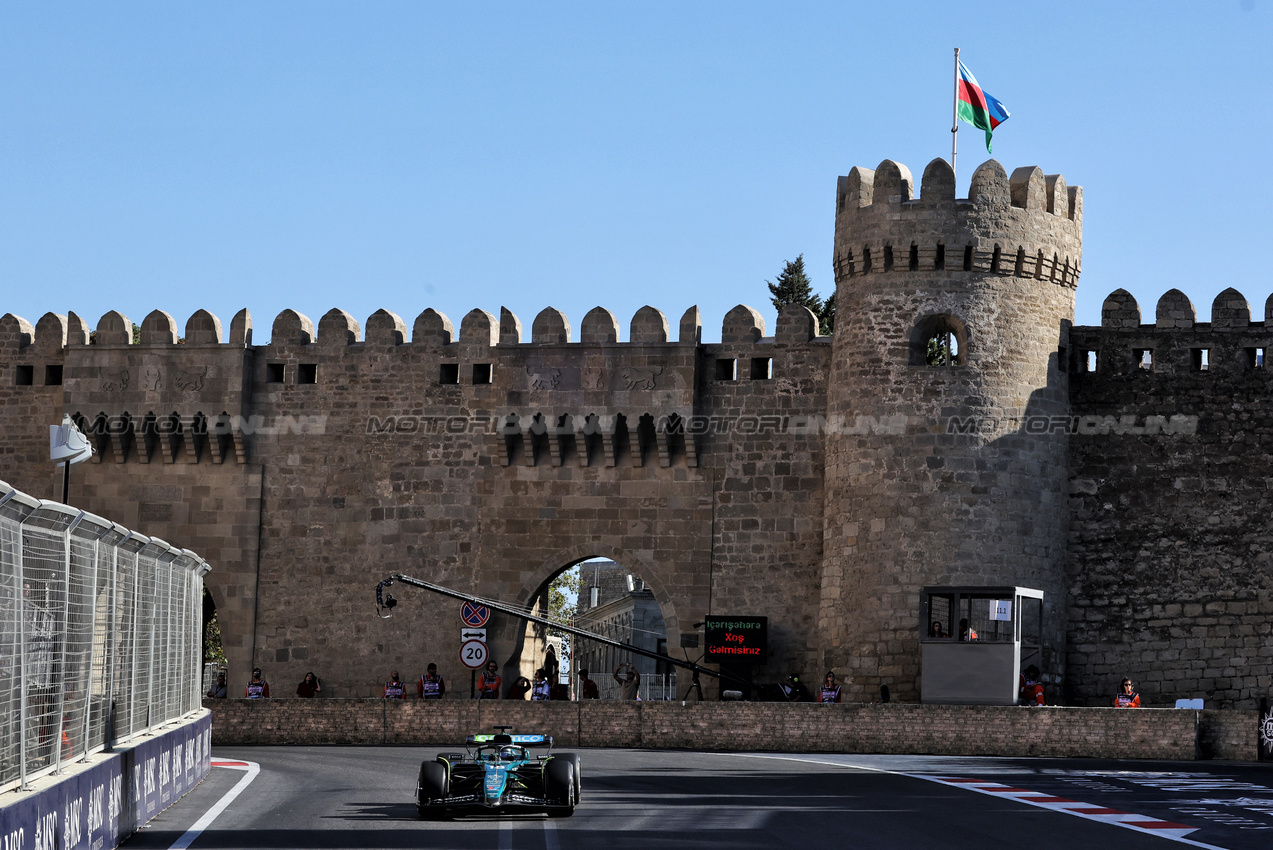 GP AZERBAIJAN, Lance Stroll (CDN) Aston Martin F1 Team AMR24.

15.09.2024. Formula 1 World Championship, Rd 17, Azerbaijan Grand Prix, Baku Street Circuit, Azerbaijan, Gara Day.

- www.xpbimages.com, EMail: requests@xpbimages.com © Copyright: Bearne / XPB Images