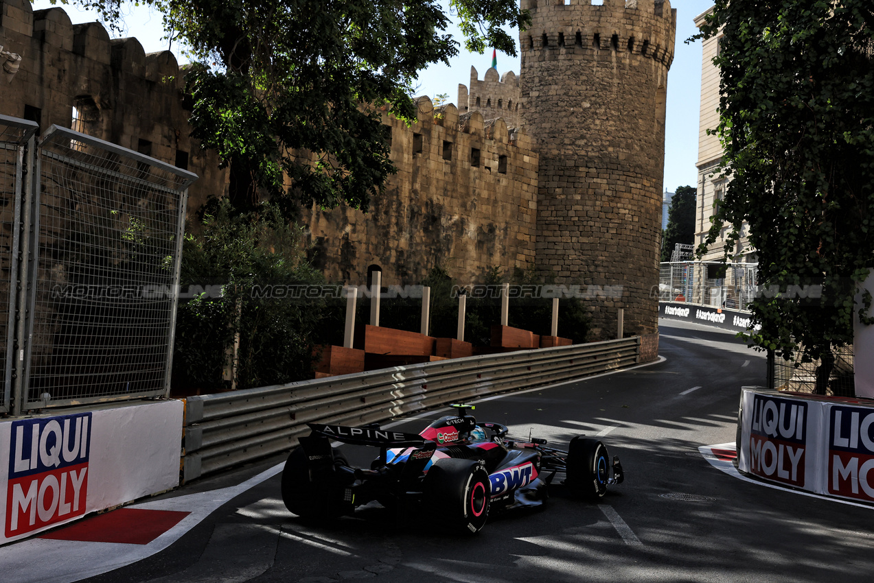 GP AZERBAIJAN, Pierre Gasly (FRA) Alpine F1 Team A524.

15.09.2024. Formula 1 World Championship, Rd 17, Azerbaijan Grand Prix, Baku Street Circuit, Azerbaijan, Gara Day.

- www.xpbimages.com, EMail: requests@xpbimages.com © Copyright: Bearne / XPB Images