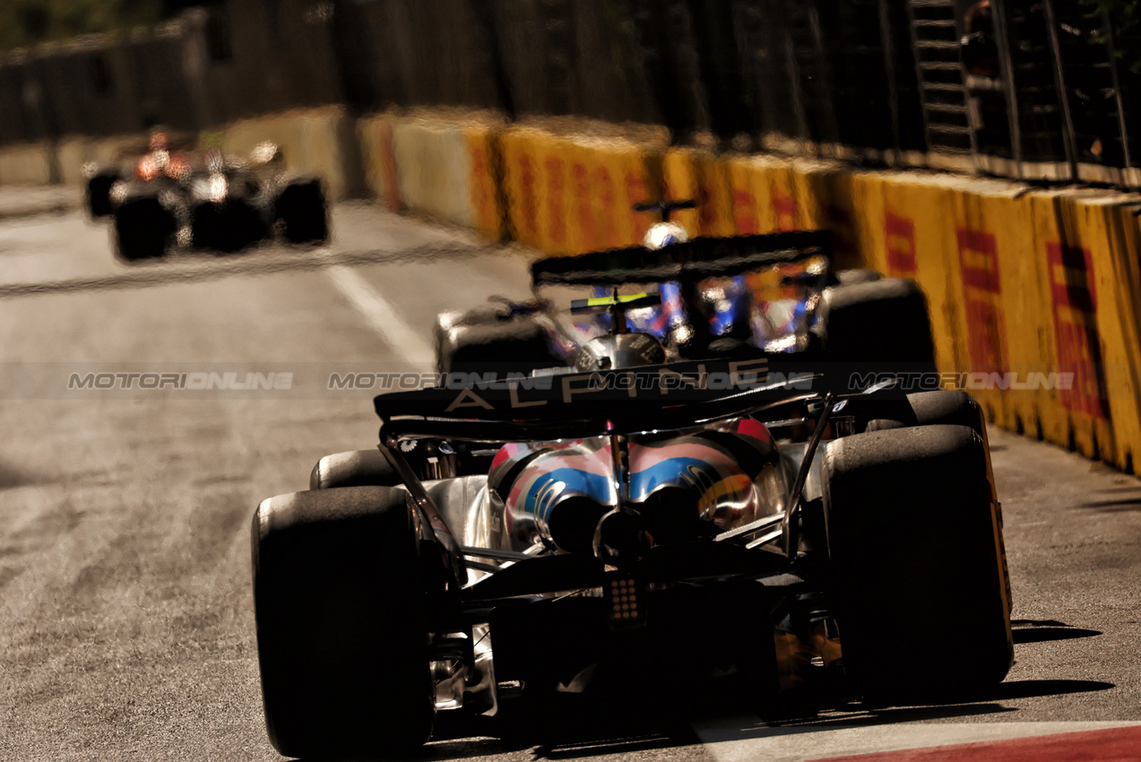 GP AZERBAIJAN, Pierre Gasly (FRA) Alpine F1 Team A524.

15.09.2024. Formula 1 World Championship, Rd 17, Azerbaijan Grand Prix, Baku Street Circuit, Azerbaijan, Gara Day.

 - www.xpbimages.com, EMail: requests@xpbimages.com © Copyright: Coates / XPB Images