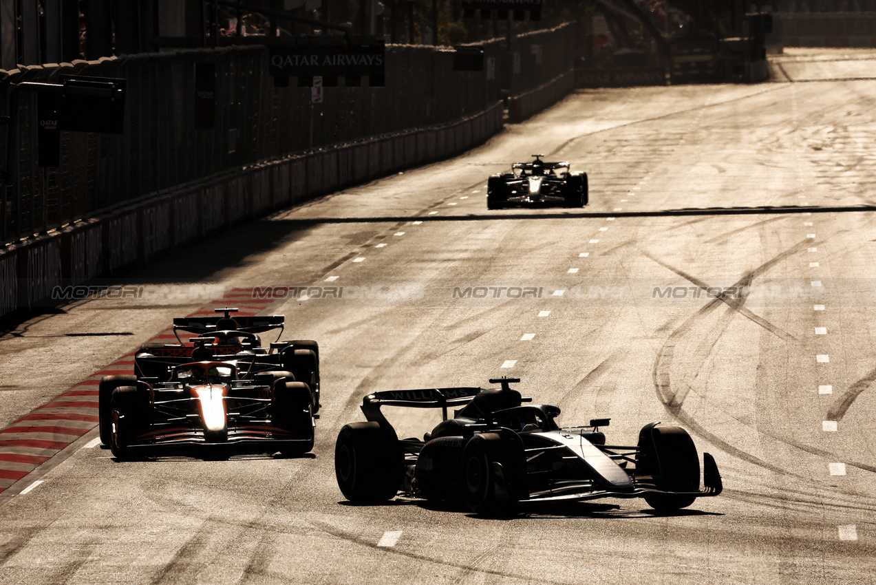 GP AZERBAIJAN, Alexander Albon (THA) Williams Racing FW46.

15.09.2024. Formula 1 World Championship, Rd 17, Azerbaijan Grand Prix, Baku Street Circuit, Azerbaijan, Gara Day.

 - www.xpbimages.com, EMail: requests@xpbimages.com © Copyright: Coates / XPB Images